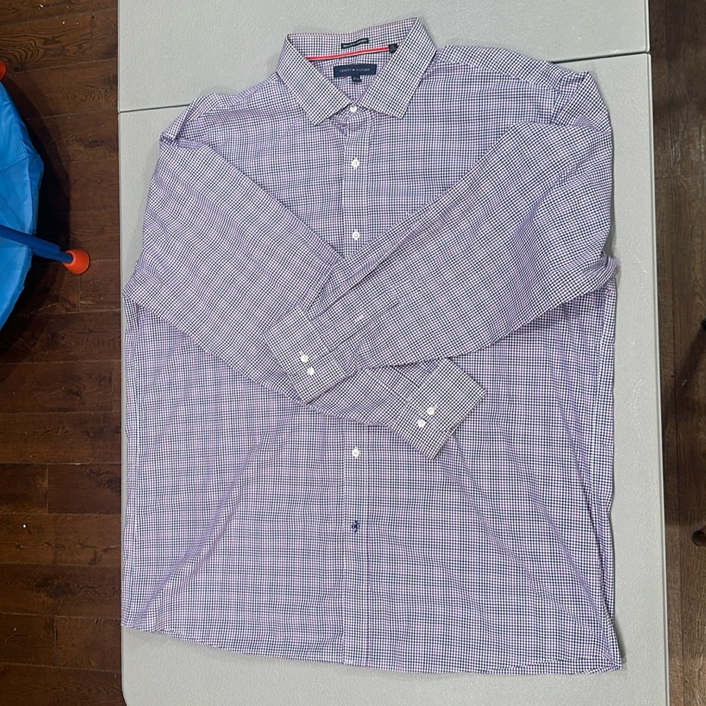 Tommy Hilfiger XXL dress shirt 18.5 neck 34-35 sleeve